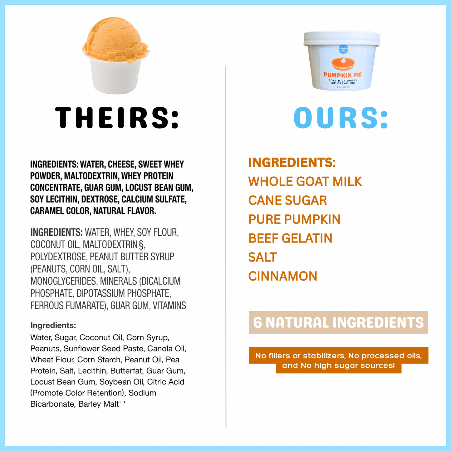 Pumpkin Pie Dog Ice Cream Mix – Healthy, Seasonal Dog Treat