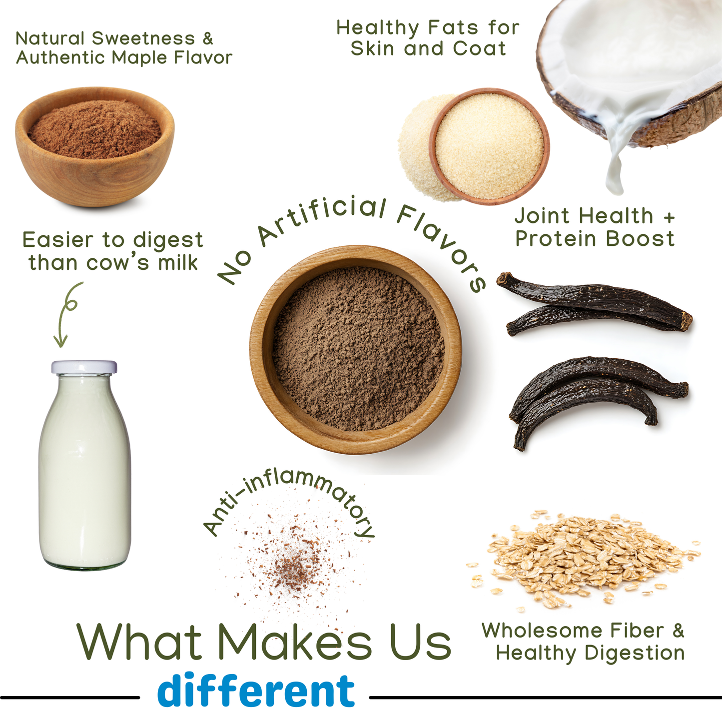 Oatmeal Cookie Dog Ice Cream Mix – Healthy, Seasonal Dog Treat