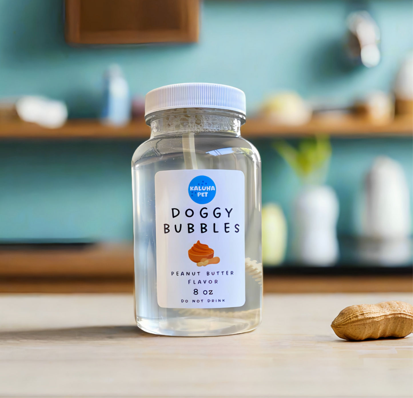 Gourmet Dog Bubbles | Scented & Flavored for Pets | Non-Toxic Solution, 4 ounce and 8 ounce