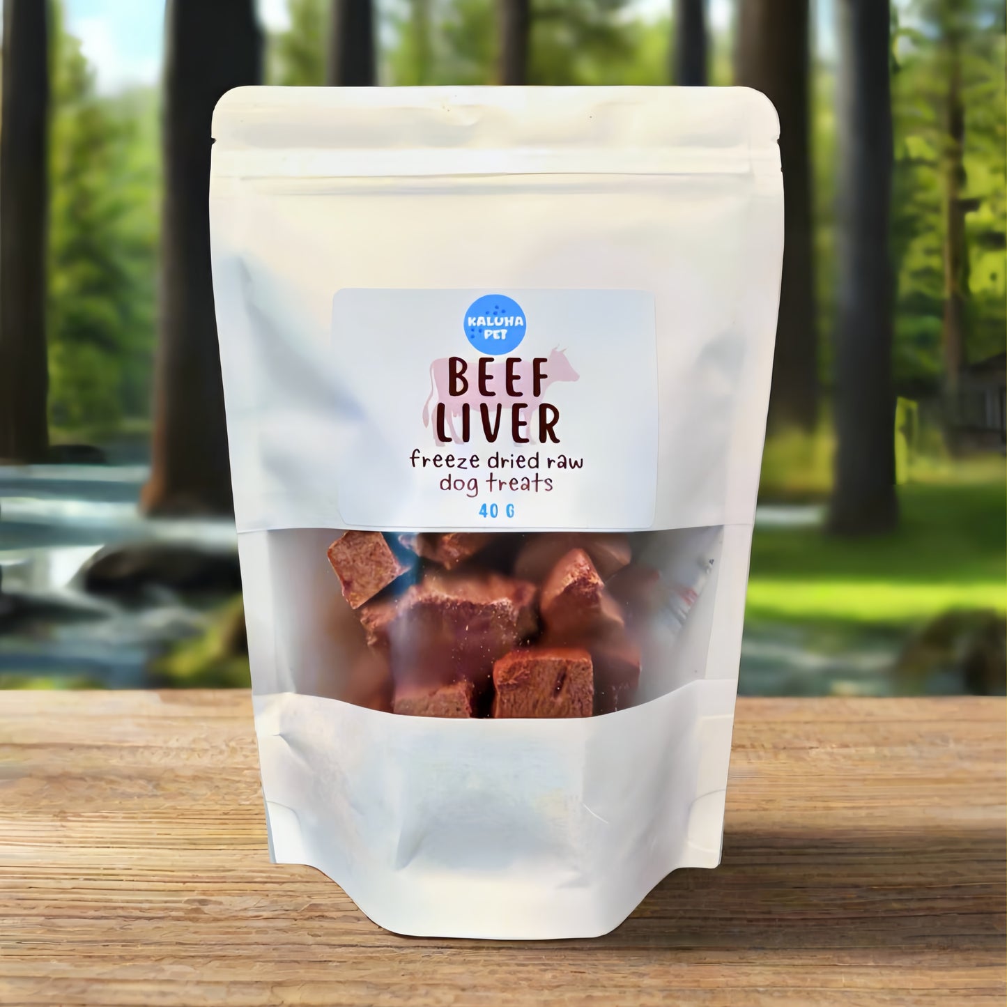 Freeze-Dried Raw Beef Liver | Natural Dog Treats | Single Ingredient, Meaty Treat