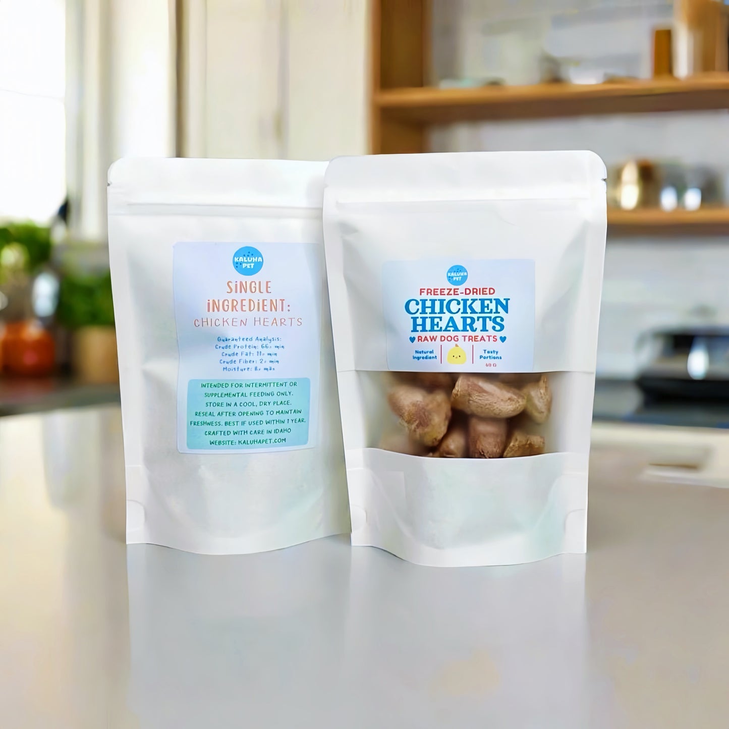 Freeze-Dried Raw Chicken Hearts