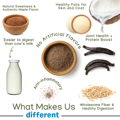 Oatmeal Cookie Dog Ice Cream Mix – Healthy, Seasonal Dog Treat