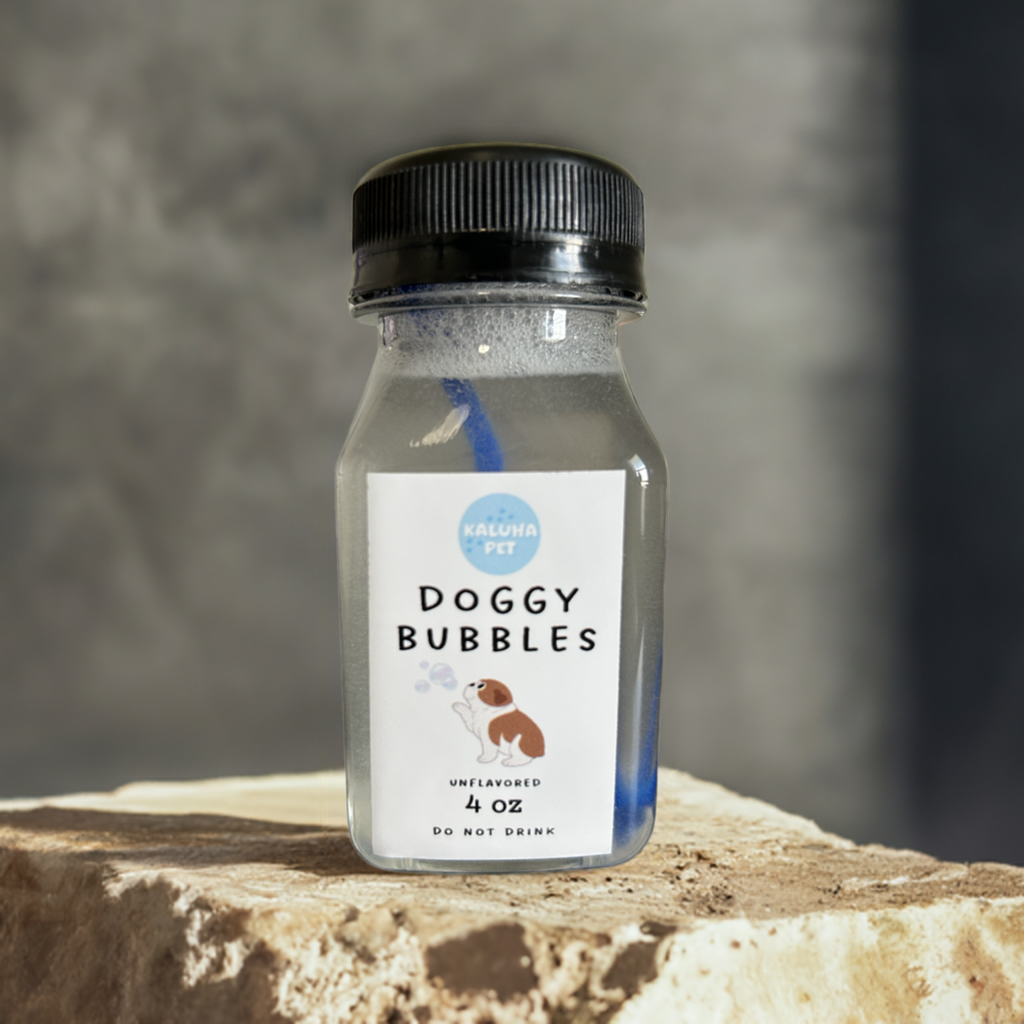 Gourmet Dog Bubbles - Scented & Flavored for Pets, Non-Toxic Solution