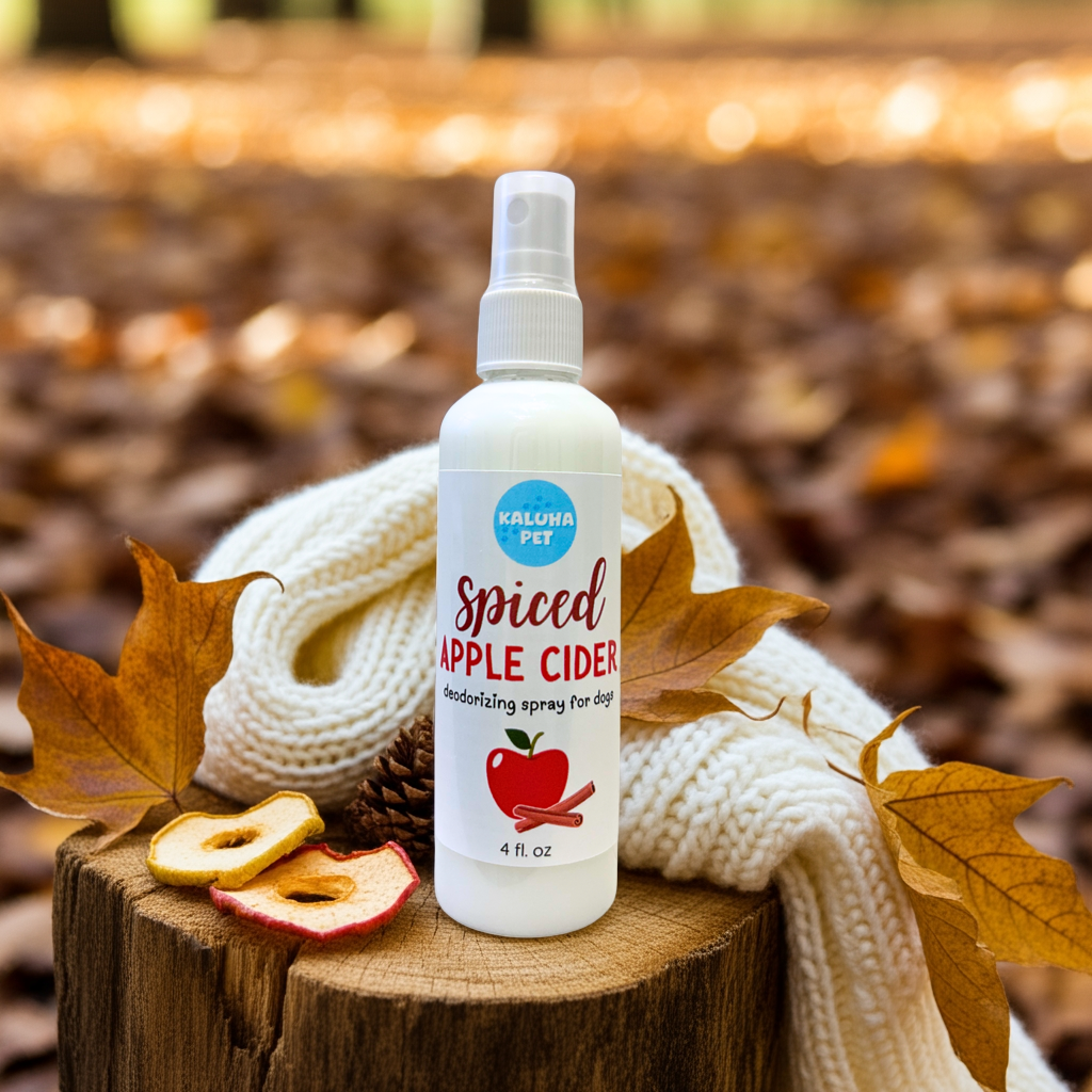 autumn spiced apple cider deodorant spray for dogs 