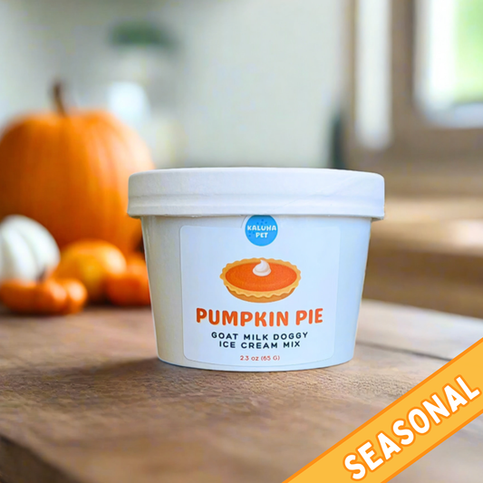 Pumpkin Pie Dog Ice Cream Mix – Healthy, Seasonal Dog Treat